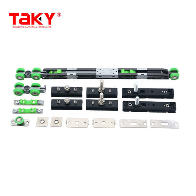 Włóczęga przesuwna Hardware Długotrwałość Dwukrotnie miękkie drzwi zamknięcia koła koła koła koła koła koła