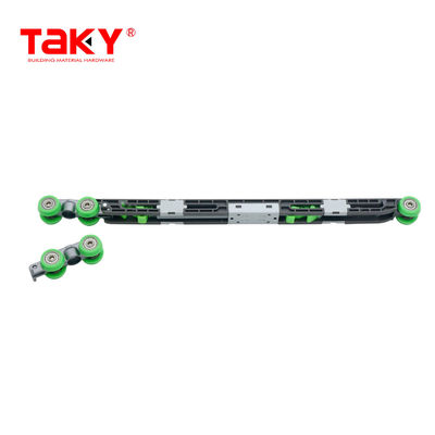 Włóczęga przesuwna Hardware Długotrwałość Dwukrotnie miękkie drzwi zamknięcia koła koła koła koła koła koła