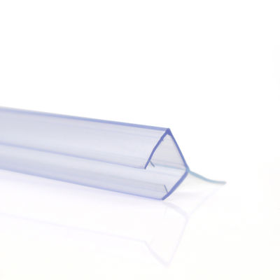 Przezroczyste paski uszczelniające z PVC, wodoodporne, do przesuwnych drzwi szklanych w łazience, szerokość 6-12mm