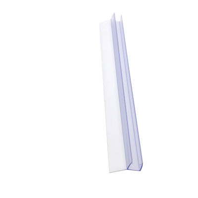 Przezroczyste paski uszczelniające z PVC, wodoodporne, do przesuwnych drzwi szklanych w łazience, szerokość 6-12mm