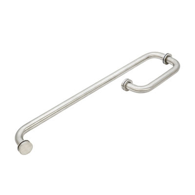 Hotel Srebrny Prysznic Obudowa Pokoju Szklane Drzwi Uchwyt do Ręczników Plecy do Pleców