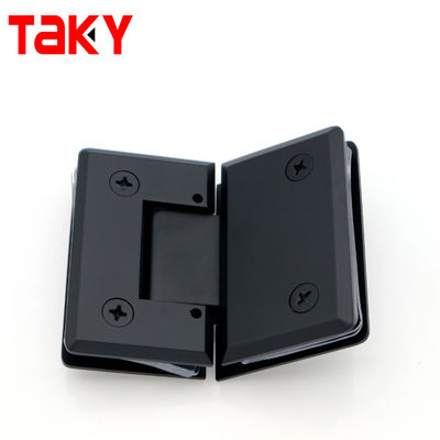 Okucia do drzwi szklanych Regulowane 135 stopni Szkło do szkła Zawias do drzwi prysznicowych ze skośną krawędzią