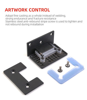 Zawias do drzwi prysznicowych ze szkła hartowanego 8-12 mm, wykonany z mosiądzu, do łazienki hotelowej