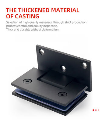 Zawias do drzwi prysznicowych ze szkła hartowanego 8-12 mm, wykonany z mosiądzu, do łazienki hotelowej