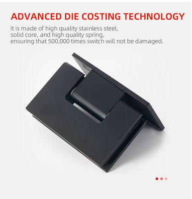 Zawias do drzwi prysznicowych ze szkła hartowanego 8-12 mm, wykonany z mosiądzu, do łazienki hotelowej