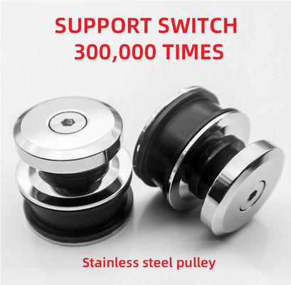 Wysoce odporne na korozję drzwi stodoły i zestaw sprzętu z 8-12 grube szkło bezpieczne