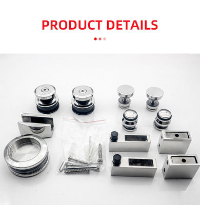 Wysoce odporne na korozję drzwi stodoły i zestaw sprzętu z 8-12 grube szkło bezpieczne