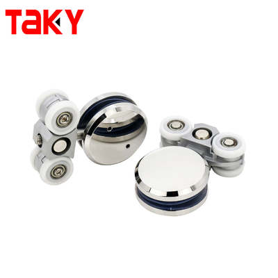 Rolka do drzwi przesuwnych ze szkła o dużej wytrzymałości, nośność 50 kg+