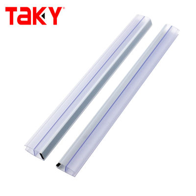 PVC Transparent Waterproof Seal Strip 135/180 Degree for 6mm-10mm Glass