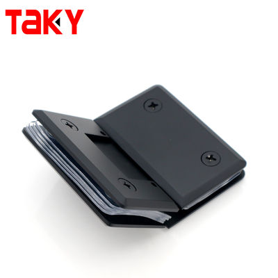 Zawias do kabiny prysznicowej ze stali nierdzewnej Czarny zawias do kabiny prysznicowej Zawias od szkła do szkła