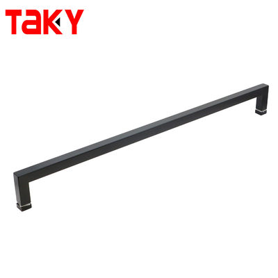 Stal nierdzewna czarna kwadratowa łazienka jednostronna ręcznik