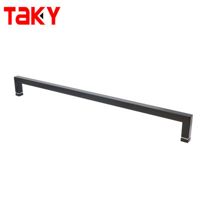 Stal nierdzewna czarna kwadratowa łazienka jednostronna ręcznik