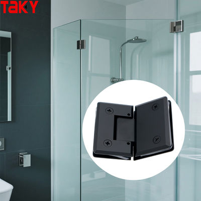 Zawias do kabiny prysznicowej ze stali nierdzewnej Czarny zawias do kabiny prysznicowej Zawias od szkła do szkła