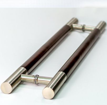 Dobra cena Nowoczesny design Tempered Glass Door Pull Handle z stali nierdzewnej i szlifowania w Internecie