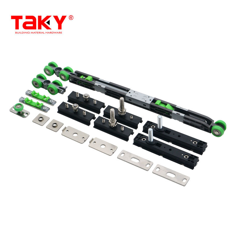 Włóczęga przesuwna Hardware Długotrwałość Dwukrotnie miękkie drzwi zamknięcia koła koła koła koła koła koła