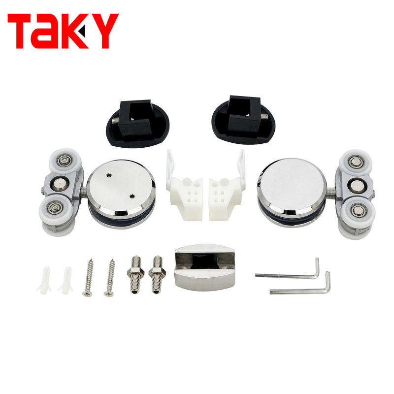 Rolka do drzwi przesuwnych ze szkła o dużej wytrzymałości, nośność 50 kg+