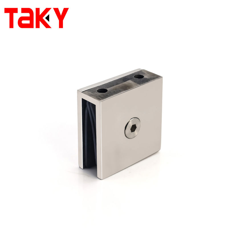 Kwadratowy sprzęg do drzwi z szkła do łazienki