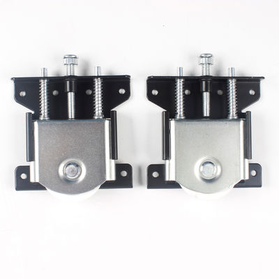 Dobra cena 8,5cm*11cm Czarny Srebrny Ameryka Południowa Stalowy Wytrzymały Rowkowany Rolkowy Kółko do Drzwi Przesuwnych w Internecie