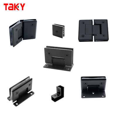 Dobra cena Najwyższej jakości mosiężny zawias obrotowy 90 stopni do drzwi prysznicowych ze szkła, do szkła o grubości 8-12mm w Internecie