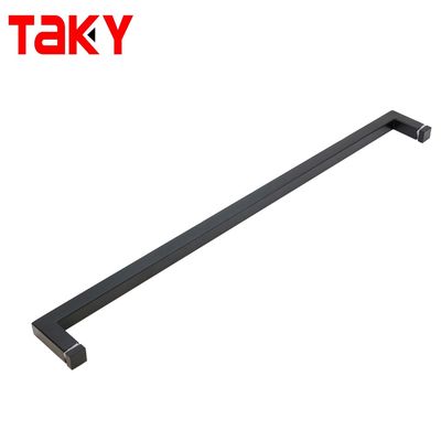 Dobra cena Nowoczesne kwadratowe złote uchwyty do drzwi prysznicowych ze stali nierdzewnej do szklanych drzwi łazienkowych w Internecie