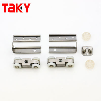 Dobra cena Podwójne miękkie zamknięcie 8 kół ślizgające drzwi dla cichego i gładkiego przesuwania szafy w Internecie