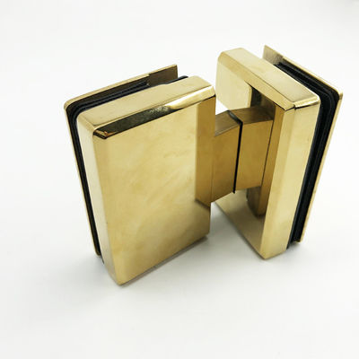 Dobra cena Zawias prysznicowy złoty 180 stopni do szkła akrylowego, szkło do szkła - korzyść w Internecie