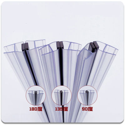 Dobra cena Przejrzystość drzwi szklanych Wodotwórcze Szkło Dusza Drzwi Pieczętowanie Strip dla 6-12MM w Internecie