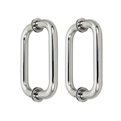 Dobra cena Uchwyt do drzwi prysznicowych ze stali nierdzewnej, dwustronny, szklany, ulepszający styl Twoich drzwi w Internecie