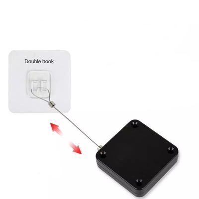 Dobra cena 800G 1000G Czarny Biały ABS Wielofunkcyjny Samoprzylepny Zamykacz do Drzwi o Rozmiarze 44*44*1.6cm w Internecie