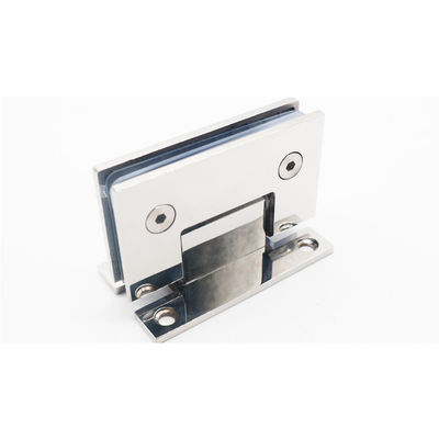 Dobra cena Zawias prysznicowy ze stali nierdzewnej 304, szkło do ściany, srebrna powłoka, montaż ścienny w Internecie