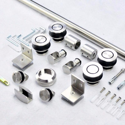 Dobra cena Zestaw drzwi przesuwnych do lustra typu Barn Door z bezramowym szkłem 8-12mm do łazienki hotelowej i garderoby w Internecie