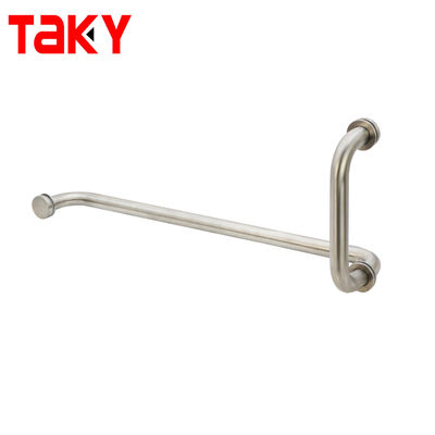 Dobra cena Hotel Srebrny Prysznic Obudowa Pokoju Szklane Drzwi Uchwyt do Ręczników Plecy do Pleców w Internecie