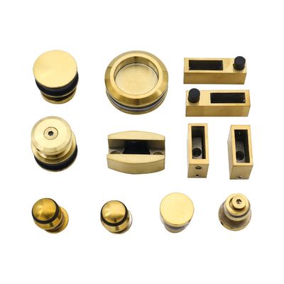 Dobra cena 304 Stal nierdzewna Bezramkowe urządzenia drzwi przesuwnych do kwadratowych zamurowanych drzwi szklanych w Internecie