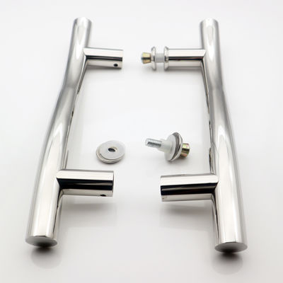 Dobra cena SS304 Nowoczesny uchwyt ze stali nierdzewnej do drzwi wewnętrznych, do drzwi z pojedynczą szklaną taflą w Internecie