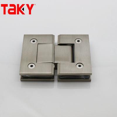 Dobra cena Morden Style Solid 180 stopni Szczotkowany prysznic Szklany zawias drzwi w Internecie