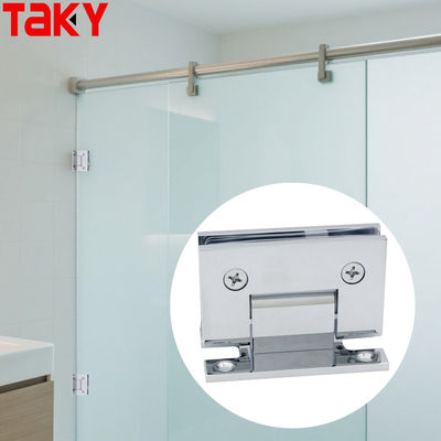 Dobra cena Zawias do drzwi prysznicowych ze szkła 8-12mm, mocowany do ściany pod kątem 90 stopni, z ramą, z zawiasem typu H w Internecie