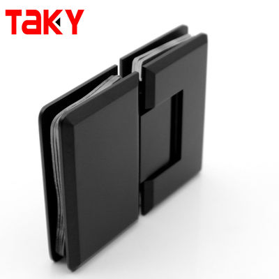 Dobra cena 180 stopni czarne drzwi prysznicowe ze szkła do zawiasu szklanego łazienka zawias prysznicowy do szkła 8-12mm w Internecie