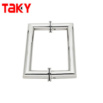 Dobra cena SS304 Wyrzuć klamkę ze szkła ze stali nierdzewnej 203*203*19*1,0 mm Rozmiar i nowoczesny projekt do prysznica i łazienki w Internecie