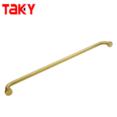 Dobra cena W nowym stylu złoty wieszak na ręczniki jednostronny uchwyt ze stali nierdzewnej do szklanych drzwi prysznicowych w Internecie