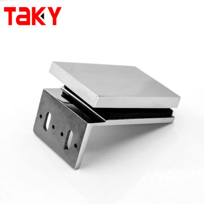 Dobra cena Modern Design Stainless Steel Wall to Glass Corner Clamp Brackets Glass Door Clamps Shower Glass Door Hinge
 w Internecie