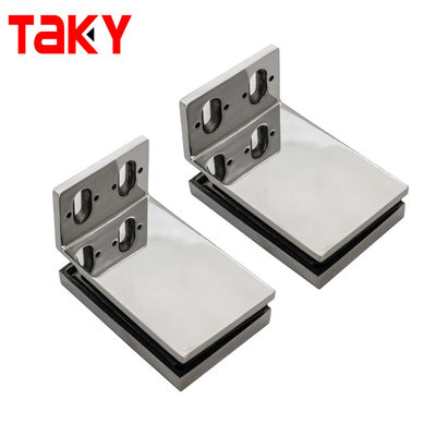 Wypolerowane 90 stopniowe szklane zawiasy prysznicowe do szkła 8-12 mm wykonane z miedzi stałej