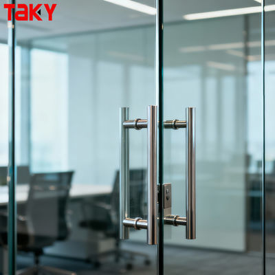 Polerowana klamka do drzwi ze stali nierdzewnej Wewnętrzna klamka do drzwi szklanych