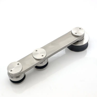 Bezramowy system drzwi przesuwnych prysznicowych ze stali nierdzewnej Zestaw okuć do drzwi przesuwnych ze szklanymi drzwiami do stodoły