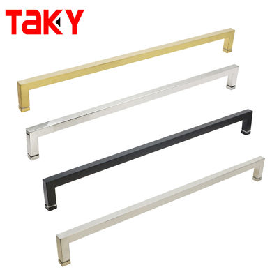 Kwadratowy uchwyt do drzwi szklanych Uchwyt do kabiny prysznicowej ze stali nierdzewnej 304 do drzwi ze szkła hartowanego