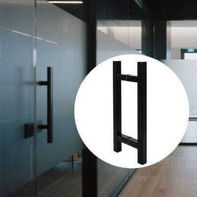 Nowoczesny SS304 z stali nierdzewnej Szklane klamki do drzwi prysznicowych z 203*203*19*1,0 mm Rozmiar i wypolerowana wykończenie