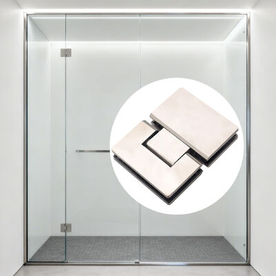 180 stopni otwierania ze stali nierdzewnej 304 bezramkowy zawias prysznicowy grubości szkła 8-12 mm