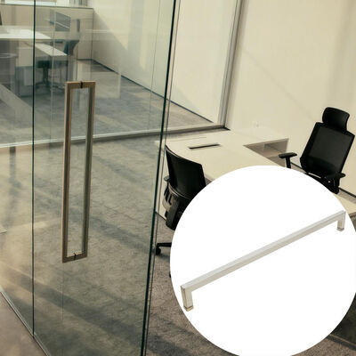 Dobra cena Nowoczesna szklana klamra drzwiowa z stali nierdzewnej SS304 w Internecie