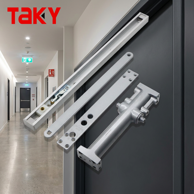 Ukryte samozamykacze do drzwi górnych ze stopu aluminium Regulowane hydraulicznie samozamykacze o 180 stopniach