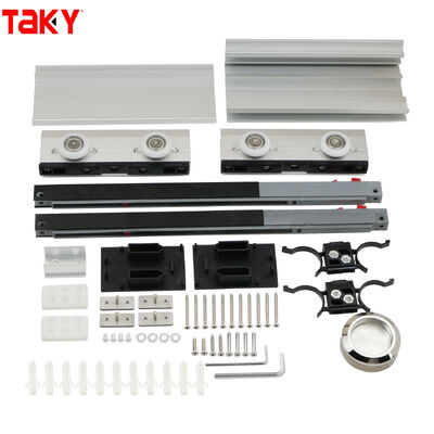 Łatwa instalacja Aluminiowy system drzwi przesuwnych Drzwi prysznicowe Okucia do drzwi przesuwnych