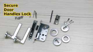 Klamki do drzwi z zamkiem